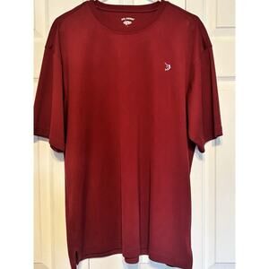 Reel Legends Shirt Mens Large Rust Red Performance Short Sleeve